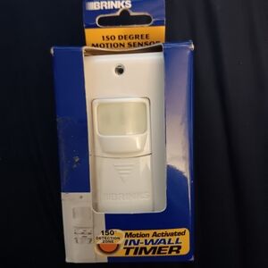 Brinks 150 degree motion activated in wall timer home motion security sensor